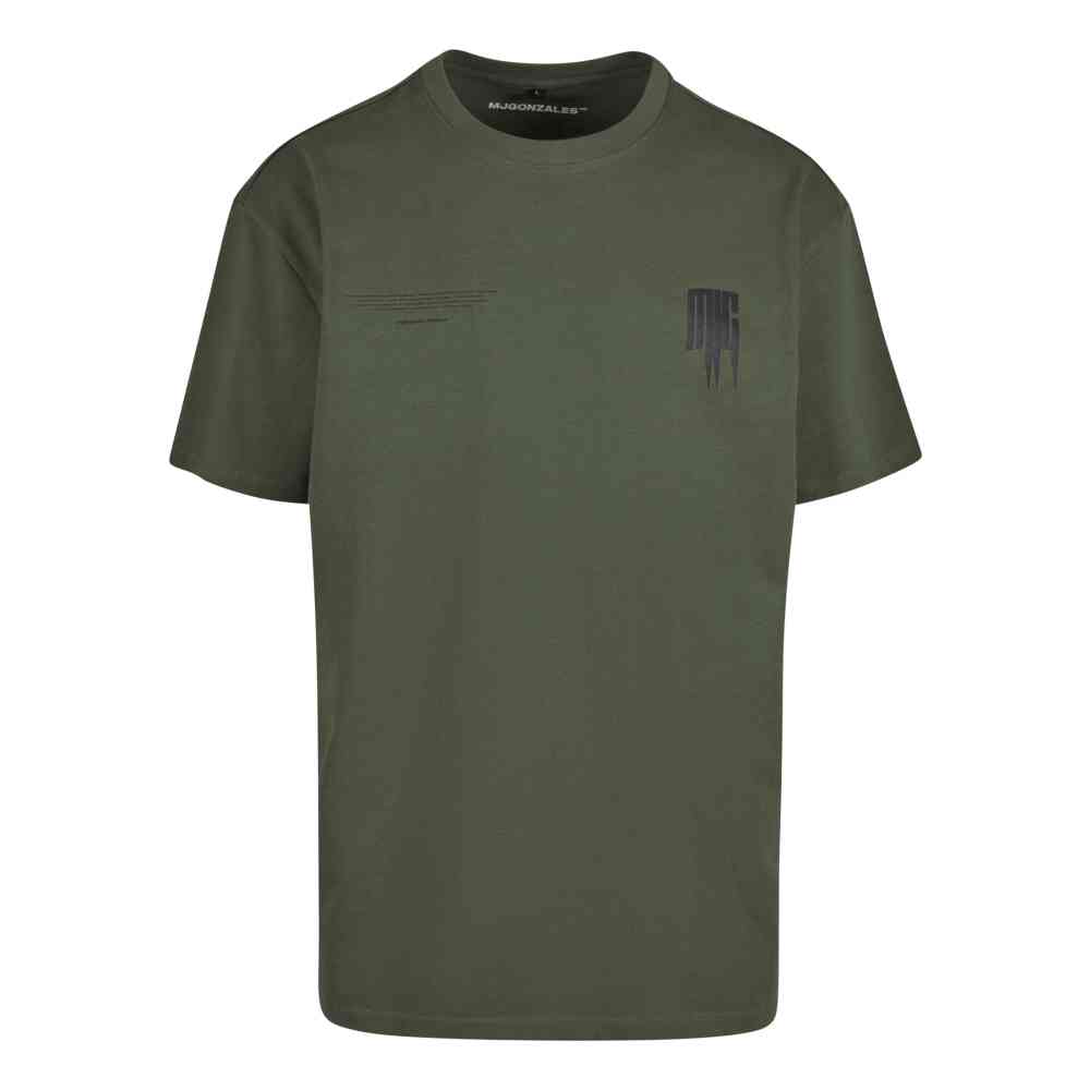 MJ GONZALES - Metamorphose V.2 X Heavy Oversized Heren Tshirt - Olijfgroen